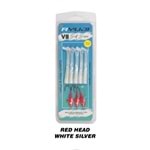 RED HEAD WHITE SILVER