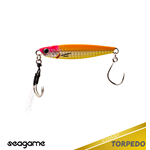 204 ORANGE GOLD SHINY PINK HEAD