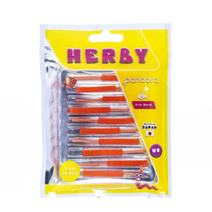 Pandora Balıkçılık Herby Worm 5cm Lrf Silikon Yem(10 Adet)- ORANGE