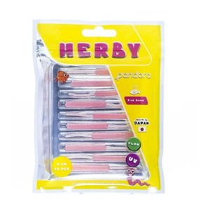 Pandora Balıkçılık Herby Worm 5cm Lrf Silikon Yem(10 Adet) - PINK