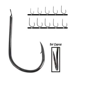 Hayabusa HFKS 130 Kısa Pala Dövme Çupra İğnesi 15'li Paket Black Nikel