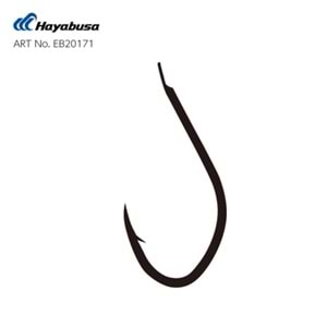 Hayabusa HSNA 201 Kısa Pala Olta İğnesi 15'li Paket Black Nikel