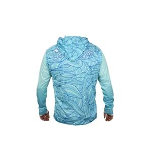Sea Horse Special Angler Uv T-Shrt Blue Wave