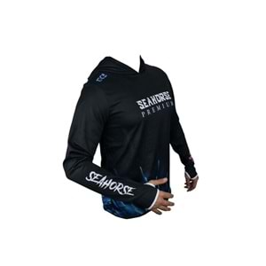 Sea Horse Special Angler Uv T-Shirt Blue Bolt - L