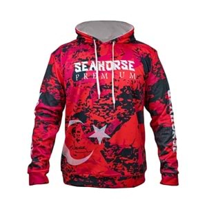 Sea Horse Turkish Angler Hoodie - L