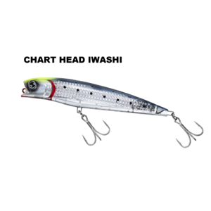Daiwa Morethan Salt Pencil Laser Impact 95F Maket Yem - CHART HEAD IWASHI