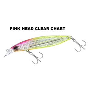 Daiwa Shoreline Shiner-Z Vertice R Laser Impact 98F Maket Yem - PINK HEAD CLEAR CHART