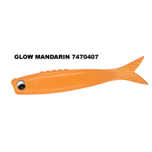 Daiwa Gekkabijin Chibi Roll 1.7 Silikon Yem 8 AD - GLOW MANDARIN