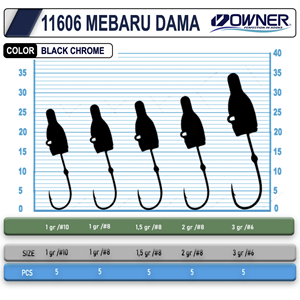 Cultiva 11638 Nagare Dama Lrf Jighead - 1.3GR-NO:8