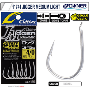 Cultiva 11741 Jigger Medium Light Olta İğnesi - 3/0