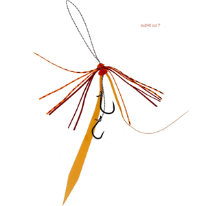 Cultiva 13217 50LB Skirt Hook Change Stopper - 07 CLEAR ORANGE