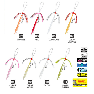 Cultiva 13217 50LB Skirt Hook Change Stopper - 10 GLOW