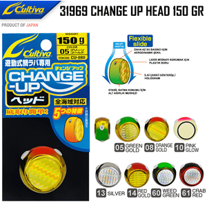 Cultiva 31969 Change Up Head 150gr - 14 RED GOLD