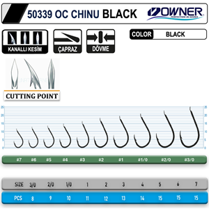 Owner 50339 Cut Chinu Black İğne - 2