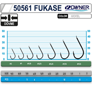 Owner 50561 Fukase White Olta İğnesi - 6/0