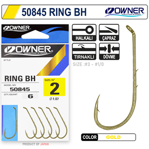 Owner 50845 Ring Bh Oxidized Gold İğne - 2