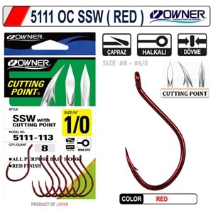 Owner 5111 OC SSW Red Olta İğnesi - 4/0