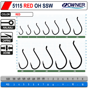 Owner 5115 Oh Ssw Red İğne - 5/0