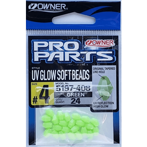 Owner 5197 Soft Beads - 4 GREEN