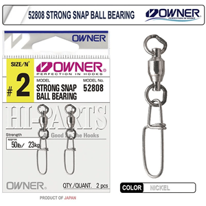 Owner 52808 Strong Snap Ball Bearing Rapala Klipsi - 3