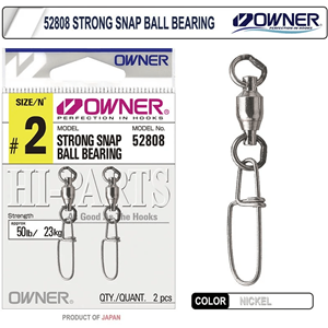 Owner 52808 Strong Snap Ball Bearing Rapala Klipsi