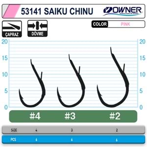 Owner 53141 Saiku Chinu Pink İğne