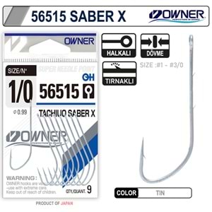 Owner 56515 Tachiuo Saber X Tin İğne - 3/0