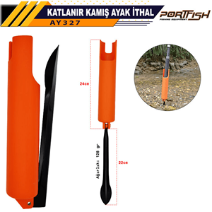 Portfish Katlanır Kamış Ayağı Büyük İthal