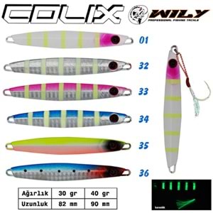 Wily Colix Jig 40 gr 90 mm Jig Yem