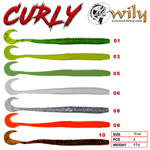 Wily Curly Silikon Yem 13 cm 4.5 gr - 1
