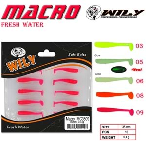 Wily Macro Lrf Silikon Yem 3.5 cm 0.4 gr