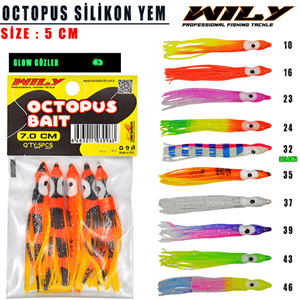 Portfish Octopus 5 cm Silikon Yem - 37