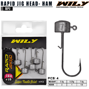 Wily Rapid Jighead - NO:1 5.25GR