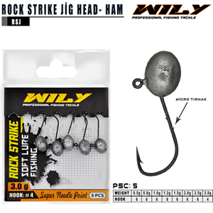 Wily Rock Strike Jighead - 1.5GR
