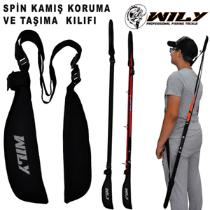 Wily Neopren Spin Kamış Koruma ve Taşıma Kılıfı