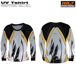Wily Wear UV T-Shirt PartitionYellow - L
