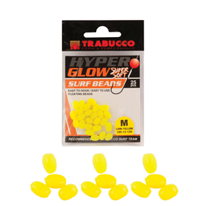 Trabucco Hyper Glow Surf Beads Glow Boncuk M - YELLOW