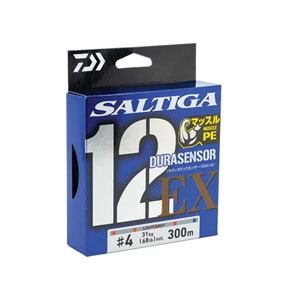 Daiwa Saltiga Dura 12 Brad 300m Mult İp Misina - 0.18MM