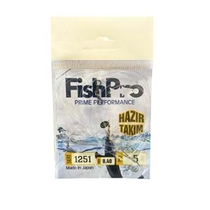 FishPro 3 İğneli Hazır Takım 1251 0.40MM (Hırsızlı)