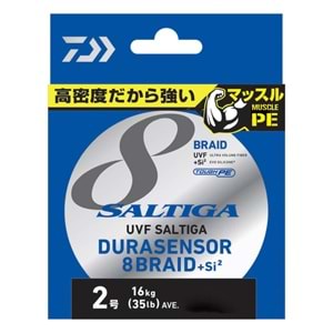 Daiwa Saltiga 8 Braid Dura 300m Multicolor İp Misina - 0.12MM