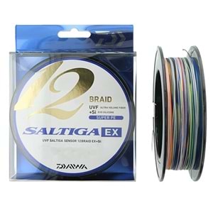 Daiwa Saltiga 12 Braid Multicolor İp Misina - 0.18MM