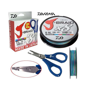 Daiwa JBraid 8B Multicolor 150m İp Misina Makaslı - 0.13MM