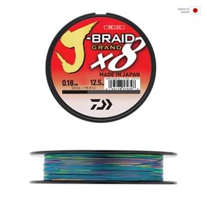 Daiwa JB Grand 8B 300m Multi Color İp Misina - 0.24 MM