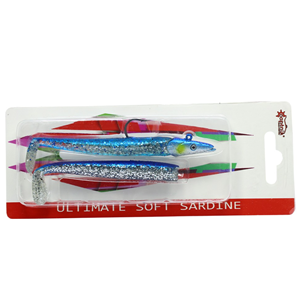 Captain 3071 Ultimate Sardine 12cm Levrek Silikonu 2'li Suni Yem