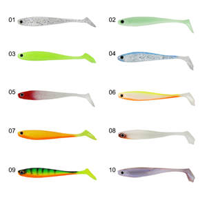 Captain 3587 Dagi Duck Shad 9cm 7gr Levrek Silikonu 5'li Paket Suni Yem