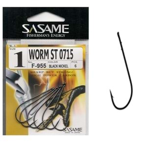 Sasame Worm F-955 Serisi Olta İğnesi - 3/0
