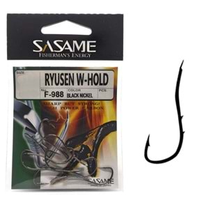 Sasame Ryusen W-Hold Black F-988 Serisi Olta İğnesi - 3