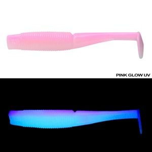 Daiwa Bait Junkie 6.35cm Minnow (8 Adet) Silikon Yem - PINK GLOW UV