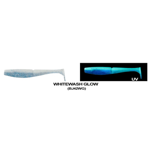 Daiwa Bait Junkie 10.5cm Minnow (5 Adet) Silikon Yem - WHITEWASH GLOW