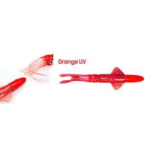 Ryuji Calamari 20cm 150gr Silikon Yem - ORANGE UV